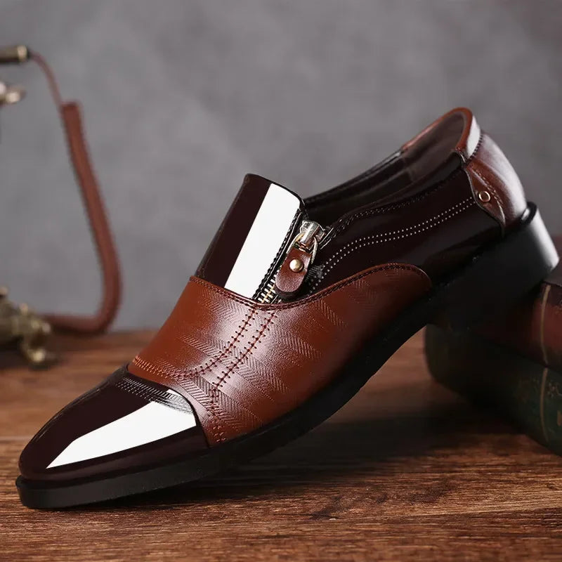 Leather Men’s Formal Shoes – Luxury Loafers & Slip-On Moccasins 2025