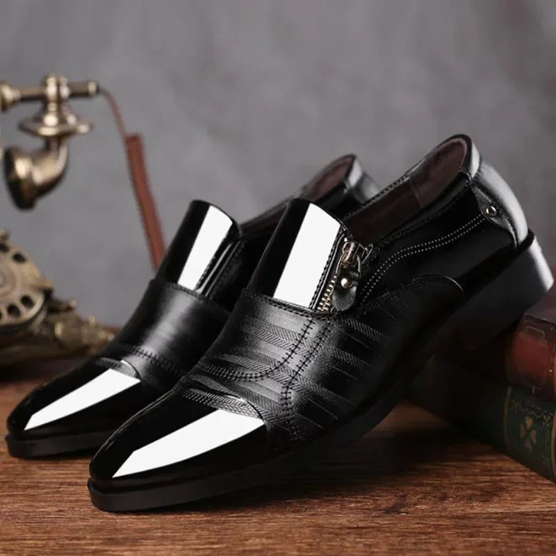 Leather Men’s Formal Shoes – Luxury Loafers & Slip-On Moccasins 2025