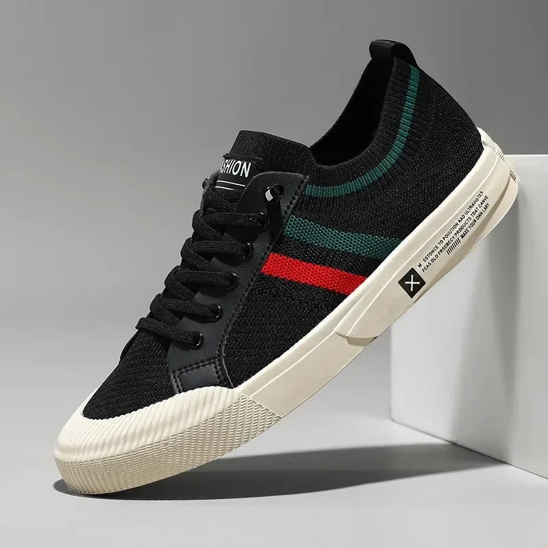Luxury Men’s Casual Shoes – Breathable Mesh Sneakers 2025
