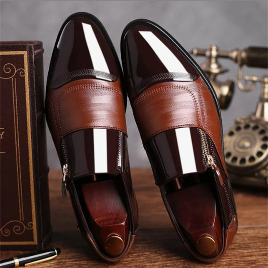 Leather Men’s Formal Shoes – Luxury Loafers & Slip-On Moccasins 2025