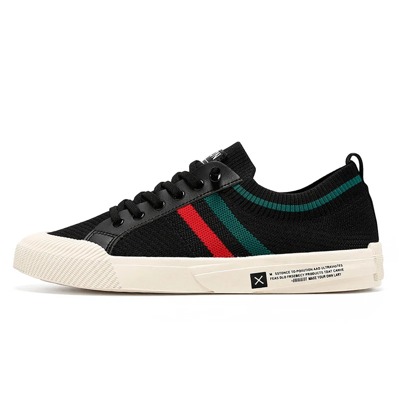 Luxury Men’s Casual Shoes – Breathable Mesh Sneakers 2025
