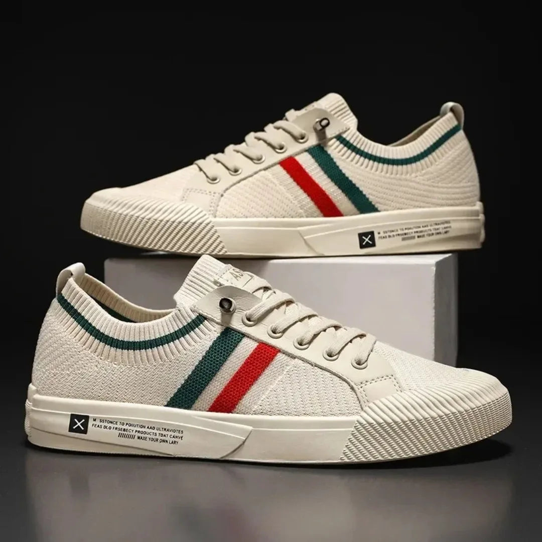Luxury Men’s Casual Shoes – Breathable Mesh Sneakers 2025