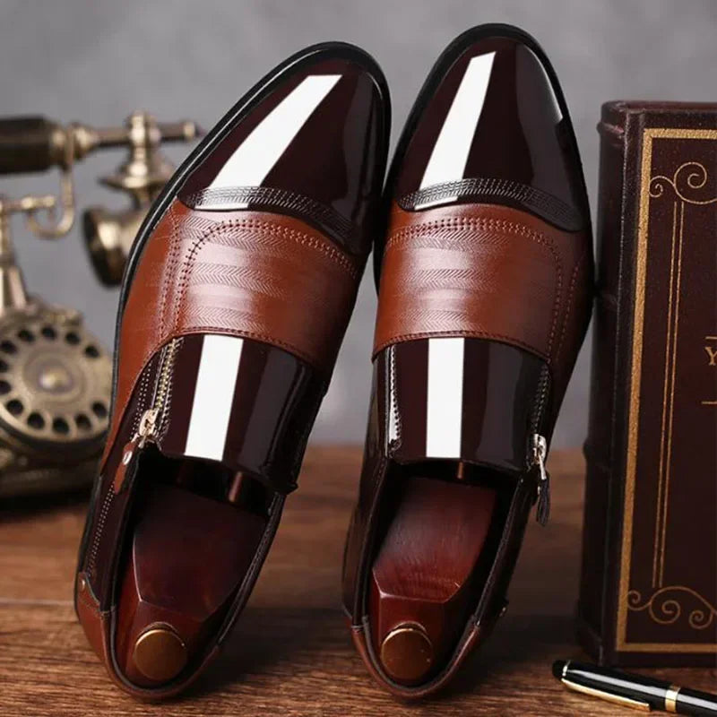 Leather Men’s Formal Shoes – Luxury Loafers & Slip-On Moccasins 2025