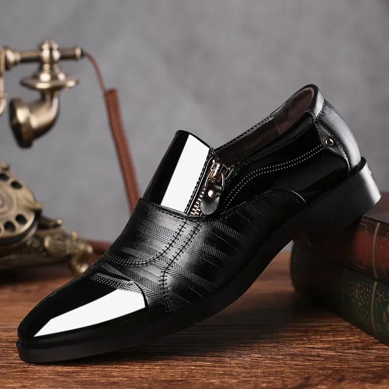 Leather Men’s Formal Shoes – Luxury Loafers & Slip-On Moccasins 2025