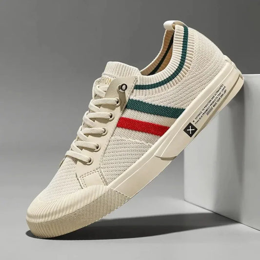 Luxury Men’s Casual Shoes – Breathable Mesh Sneakers 2025
