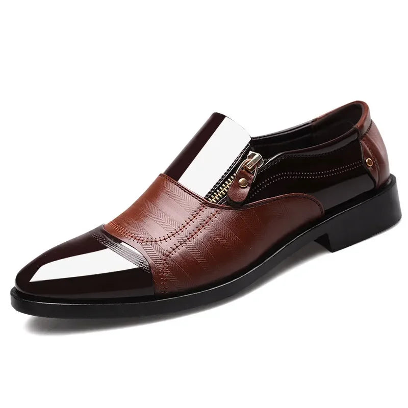 Leather Men’s Formal Shoes – Luxury Loafers & Slip-On Moccasins 2025